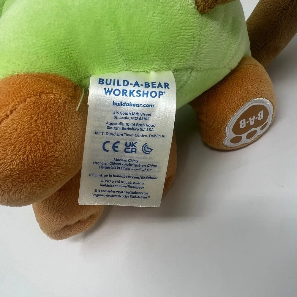 Build a Bear Pokemon Grookey Monkey Plush Stuffed Limited Edition Sounds BAB 14